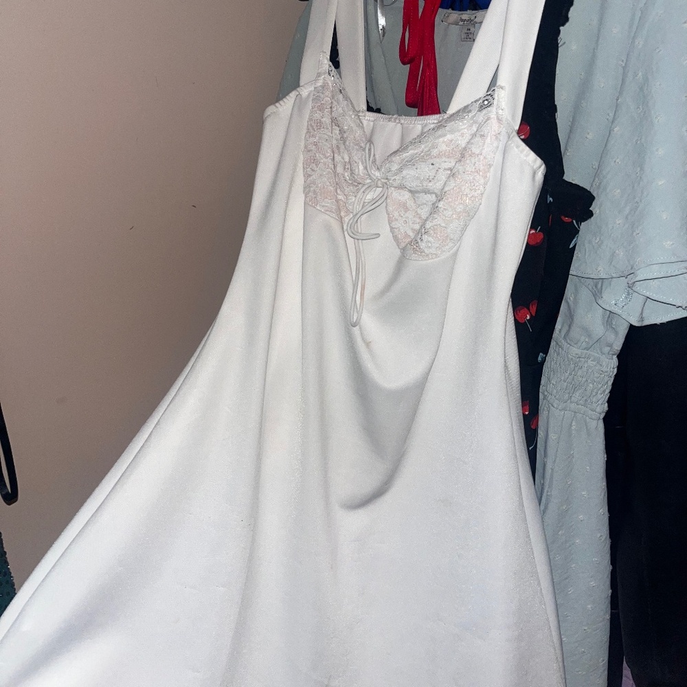 White dress